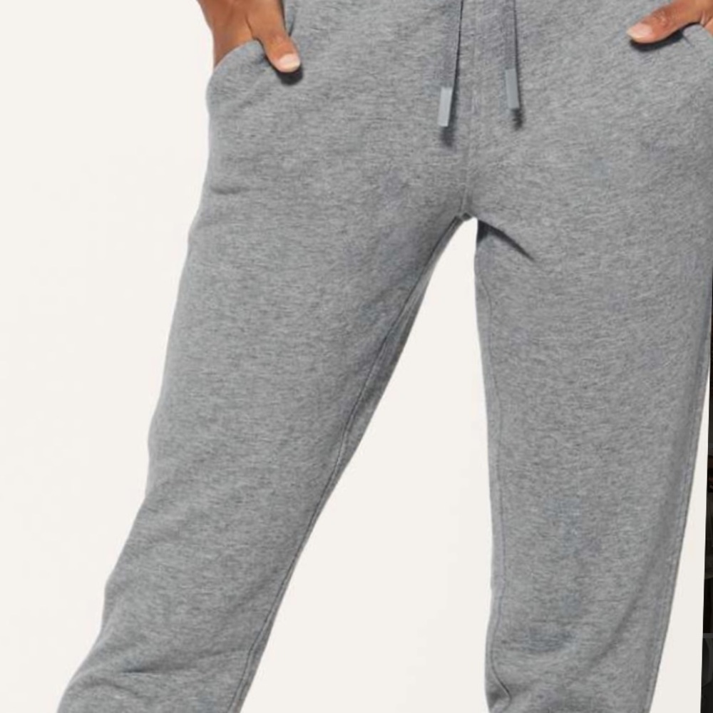 2 pairs Lulu warm down joggers (navy and green)-